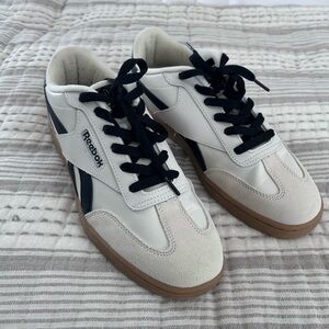 Reebok White and Black Sneakers